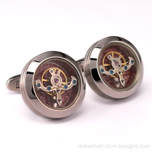 Stainless Steel Cufflinks For Mens Shirt With Custom Logo